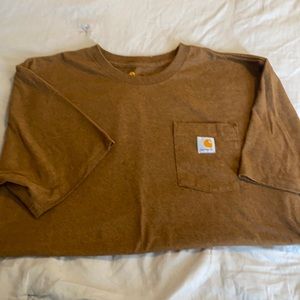 Carhartt original fit heavyweight tee.